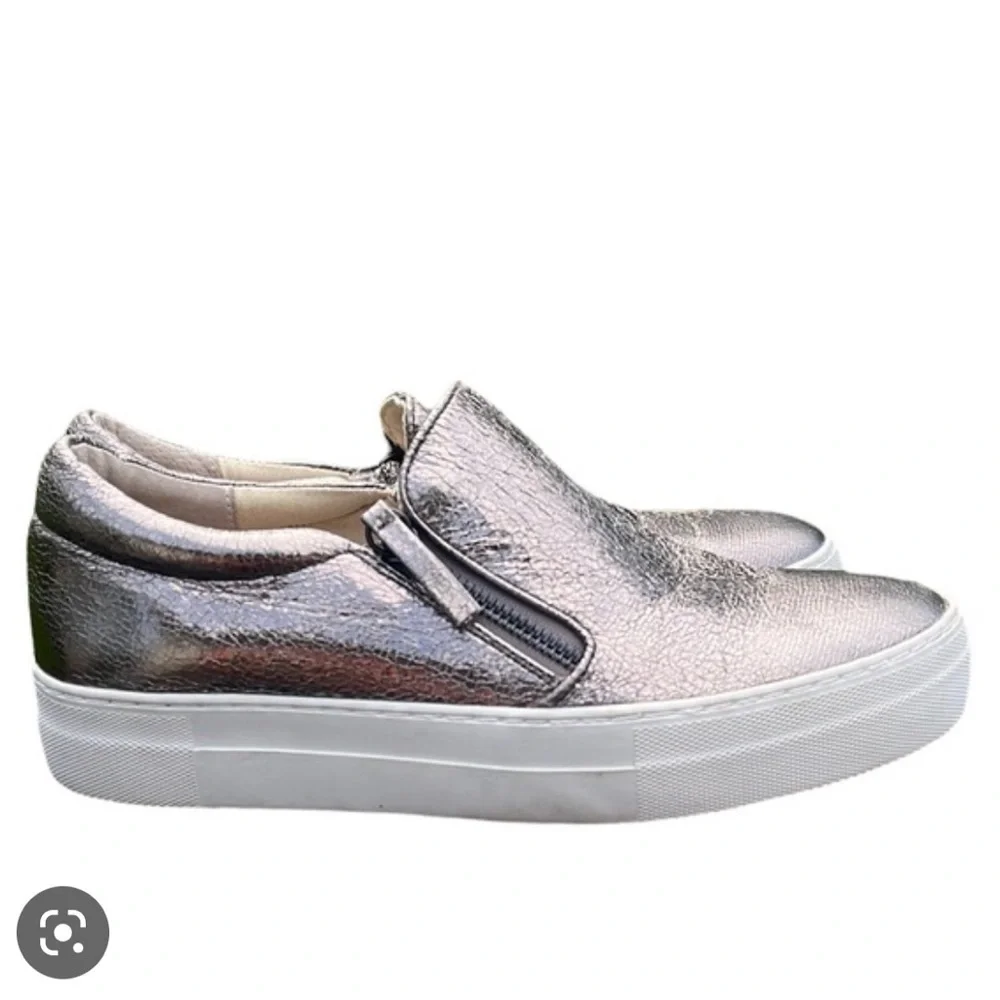 Steve Madden Glaammar Metallic Platform Sneakers